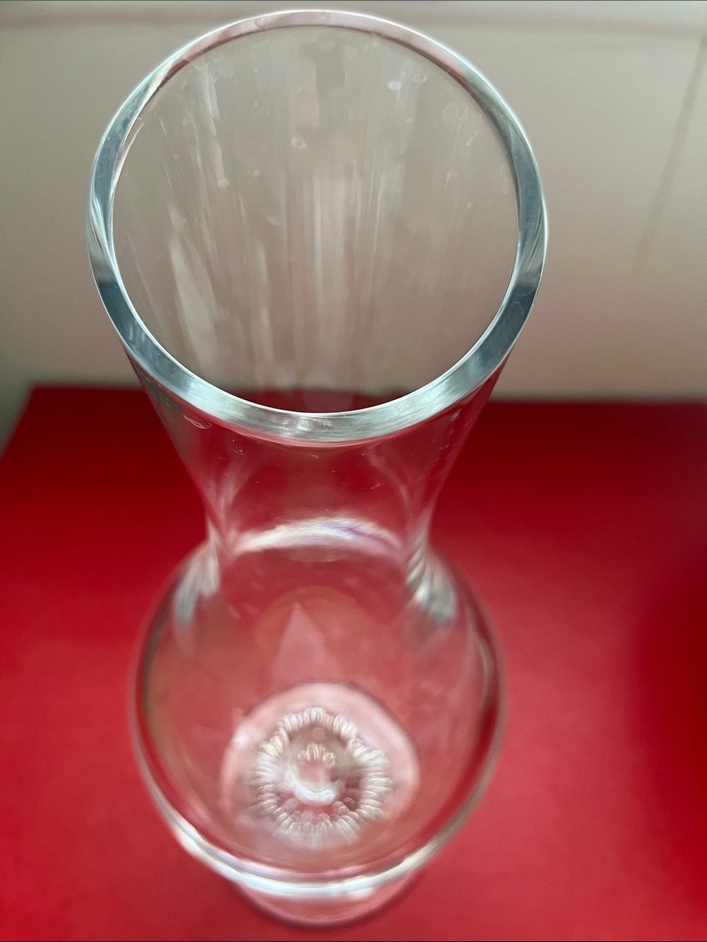 Waterford Crystal Clear Light Footed Carafe No Box #154049 / 11 3/8 H - Picture 3 of 4